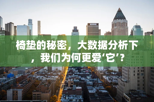 椅垫的秘密，大数据分析下，我们为何更爱‘它’？