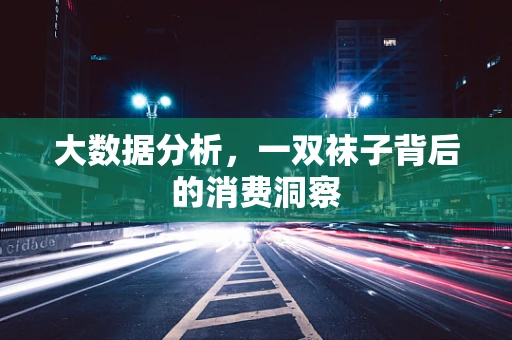 大数据分析，一双袜子背后的消费洞察