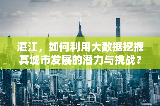 湛江，如何利用大数据挖掘其城市发展的潜力与挑战？
