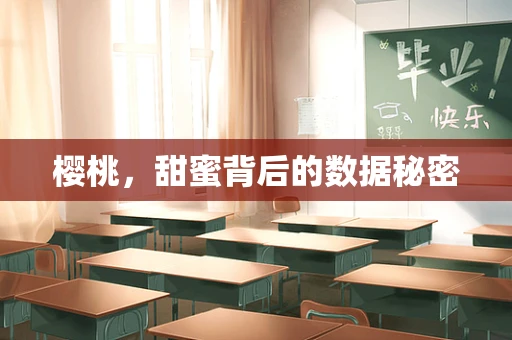 樱桃，甜蜜背后的数据秘密