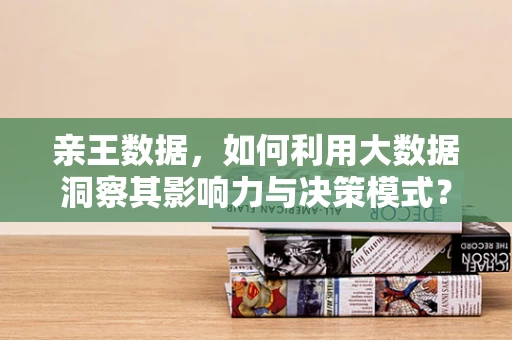 亲王数据，如何利用大数据洞察其影响力与决策模式？