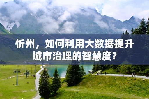 忻州，如何利用大数据提升城市治理的智慧度？