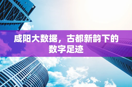 咸阳大数据，古都新韵下的数字足迹