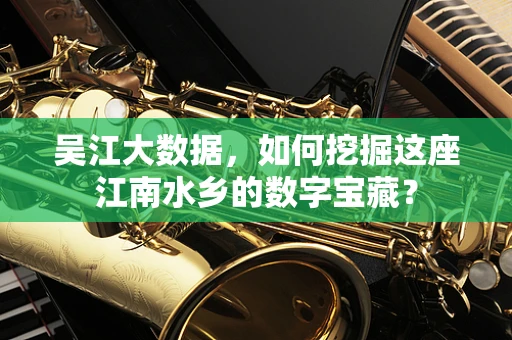吴江大数据，如何挖掘这座江南水乡的数字宝藏？