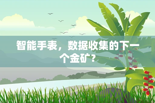 智能手表，数据收集的下一个金矿？