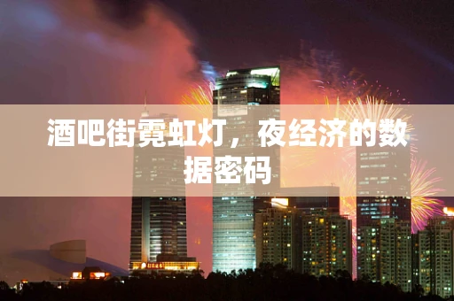 酒吧街霓虹灯，夜经济的数据密码