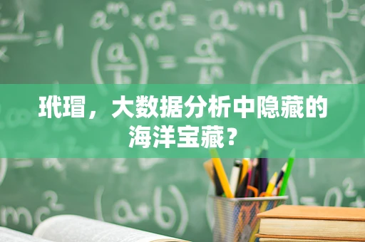 玳瑁，大数据分析中隐藏的海洋宝藏？