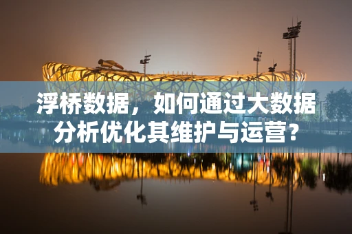 浮桥数据，如何通过大数据分析优化其维护与运营？