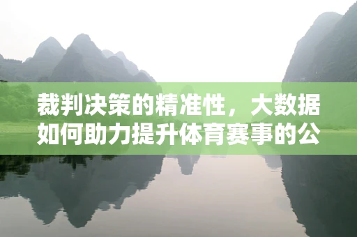 裁判决策的精准性，大数据如何助力提升体育赛事的公正性？