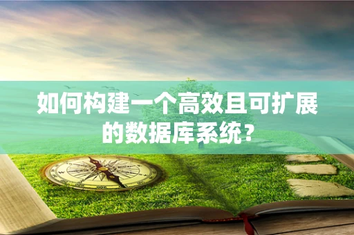 如何构建一个高效且可扩展的数据库系统？