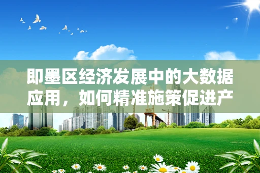 即墨区经济发展中的大数据应用，如何精准施策促进产业升级？