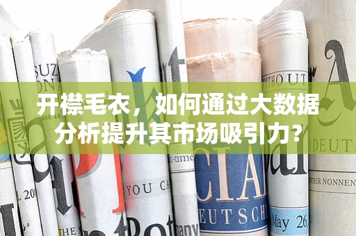 开襟毛衣，如何通过大数据分析提升其市场吸引力？