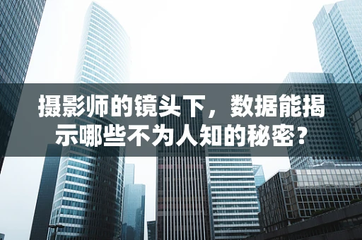 摄影师的镜头下，数据能揭示哪些不为人知的秘密？