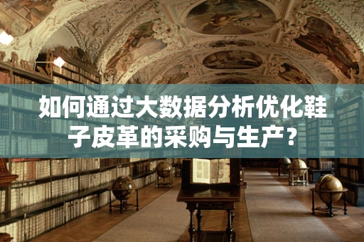 如何通过大数据分析优化鞋子皮革的采购与生产？
