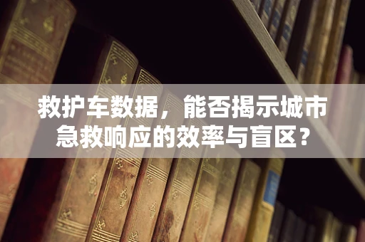 救护车数据，能否揭示城市急救响应的效率与盲区？
