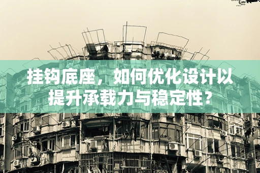 挂钩底座，如何优化设计以提升承载力与稳定性？