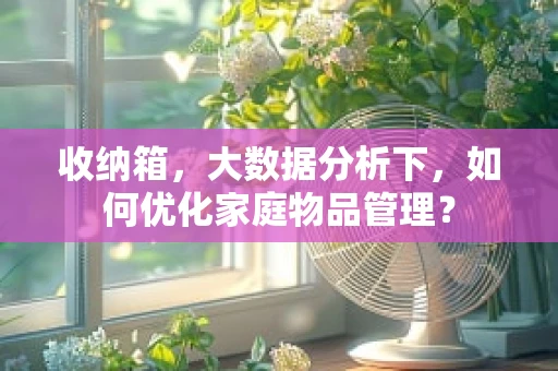 收纳箱，大数据分析下，如何优化家庭物品管理？