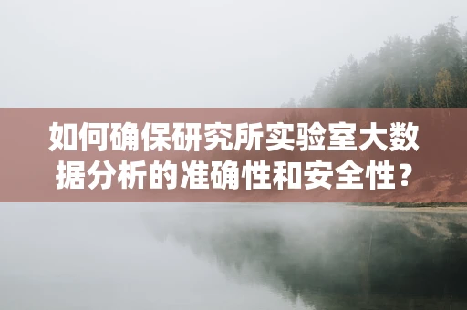 如何确保研究所实验室大数据分析的准确性和安全性？