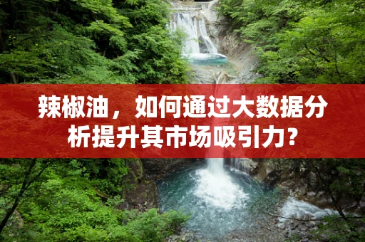 辣椒油，如何通过大数据分析提升其市场吸引力？