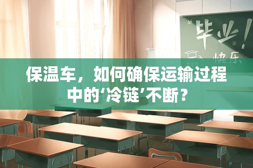 保温车，如何确保运输过程中的‘冷链’不断？