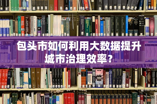 包头市如何利用大数据提升城市治理效率？