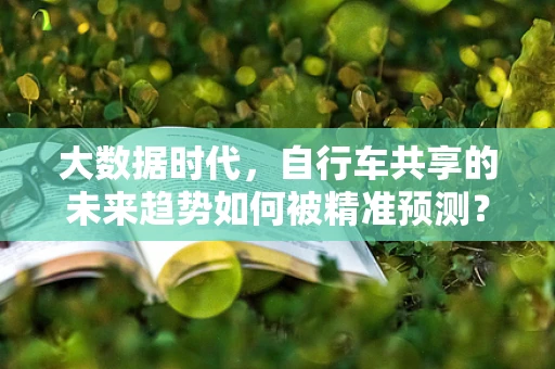 大数据时代，自行车共享的未来趋势如何被精准预测？