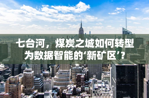 七台河，煤炭之城如何转型为数据智能的‘新矿区’？