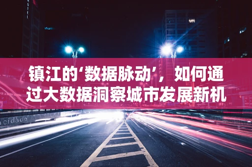 镇江的‘数据脉动’，如何通过大数据洞察城市发展新机遇？