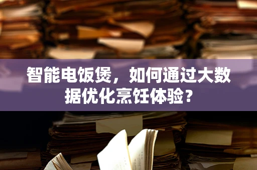 智能电饭煲，如何通过大数据优化烹饪体验？