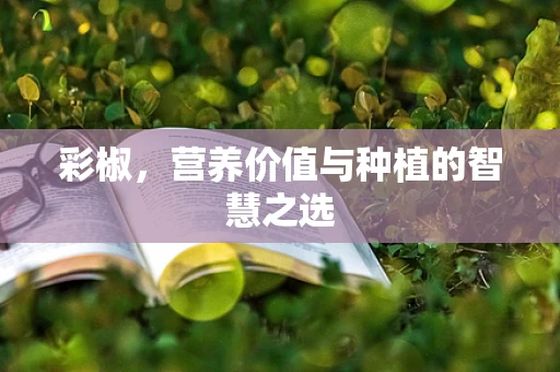 彩椒，营养价值与种植的智慧之选