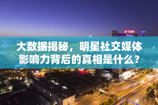 大数据揭秘，明星社交媒体影响力背后的真相是什么？