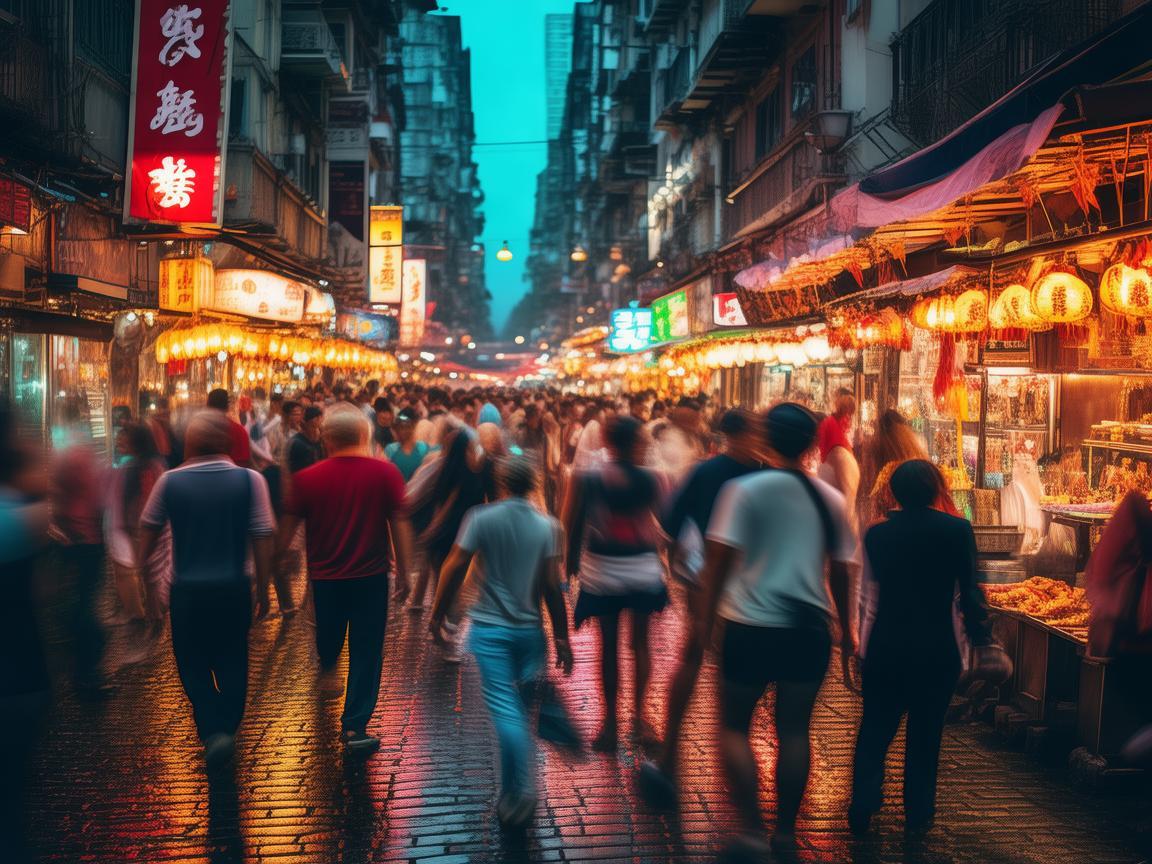 夜市街的数据脉动，人潮涌动背后的消费洞察